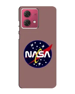 Чехол для Motorola MOTO G84 с картинкой «NASA — ретро космос»