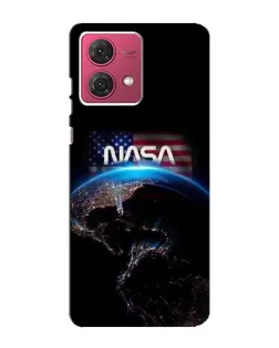 Чехол для Motorola MOTO G84 с картинкой «Земля из космоса NASA»
