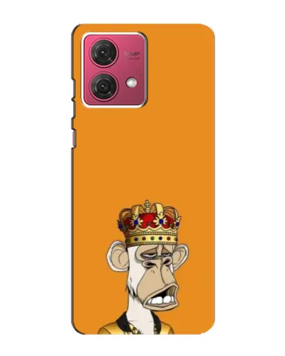 Чехол для Motorola MOTO G84 с картинкой «Золотая обезьяна Bored Ape»