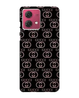 Чехол для Motorola MOTO G84 с картинкой «Классическая монограмма Gucci»