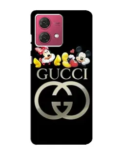 Чехол для Motorola MOTO G84 с картинкой «Gucci — герои Disney»