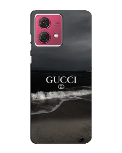 Чехол для Motorola MOTO G84 с картинкой «Gucci — морской прибой»