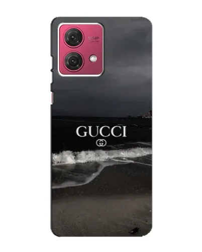 Чехол для Motorola MOTO G84 с картинкой «Gucci — морской прибой»