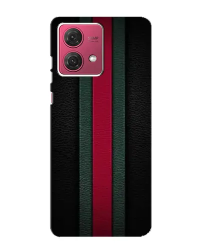 Чехол для Motorola MOTO G84 с картинкой «Gucci — неоновая линия»