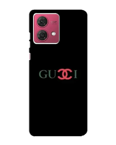 Чехол для Motorola MOTO G84 с картинкой «Gucci — красный градиент»