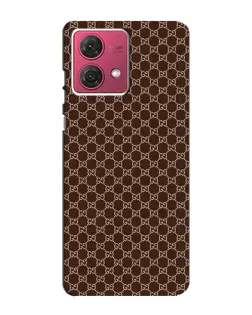 Чехол для Motorola MOTO G84 с картинкой «Gucci — шоколадная сетка»