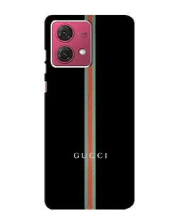 Чехол для Motorola MOTO G84 с картинкой «Gucci — строгая линия»