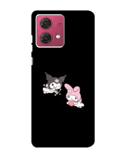 Чехол для Motorola MOTO G84 с картинкой «My Melody и Kuromi»