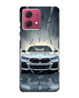 Чехол для Motorola MOTO G84 с картинкой «BMW в свете фар»