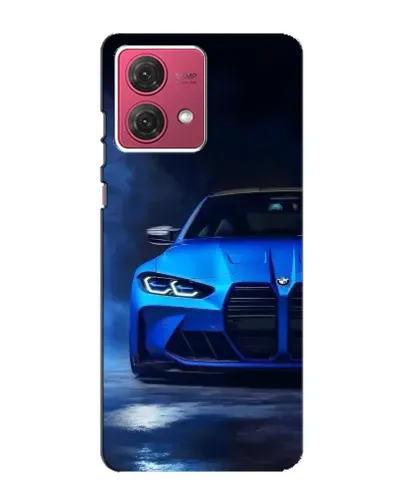 Чехол для Motorola MOTO G84 с картинкой «Голубая BMW M4» Чехол для Motorola MOTO G84 с картинкой «Голубая BMW M4»