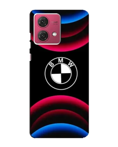 Чехол для Motorola MOTO G84 с картинкой «Логотип BMW и неоновые дуги» Чехол для Motorola MOTO G84 с картинкой «Логотип BMW и неоновые дуги»