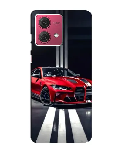 Чехол для Motorola MOTO G84 с картинкой «Красная BMW на дороге» Чехол для Motorola MOTO G84 с картинкой «Красная BMW на дороге»