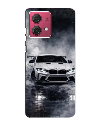 Чехол для Motorola MOTO G84 с картинкой «BMW сквозь туман» Чехол для Motorola MOTO G84 с картинкой «BMW сквозь туман»