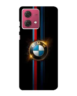 Чехол для Motorola MOTO G84 с картинкой «BMW M-Power неон»