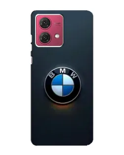 Чехол для Motorola MOTO G84 с картинкой «Логотип BMW — минимализм»