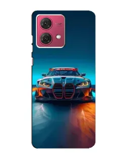 Чехол для Motorola MOTO G84 с картинкой «BMW — огни неона» Чехол для Motorola MOTO G84 с картинкой «BMW — огни неона»