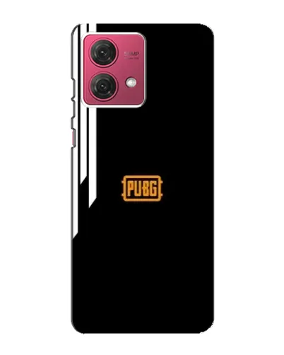 Чехол для Motorola MOTO G84 с картинкой «PUBG — вертикальные линии»