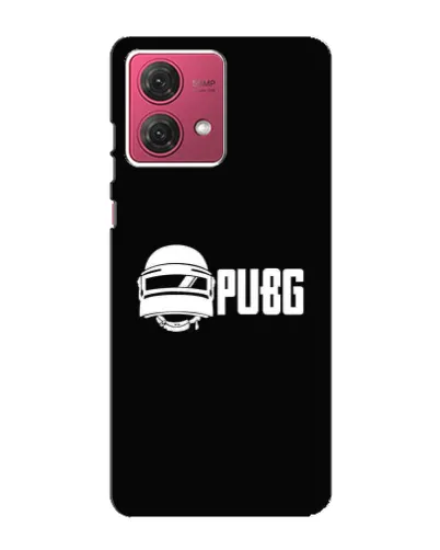Чехол для Motorola MOTO G84 с картинкой «PUBG — классический лого»