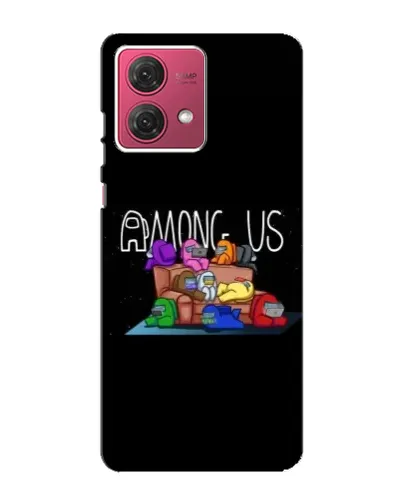 Чехол для Motorola MOTO G84 с картинкой «Логотип Among Us» Чехол для Motorola MOTO G84 с картинкой «Логотип Among Us»