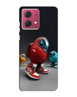Чехол для Motorola MOTO G84 с картинкой «Among Us — 3D стиль»
