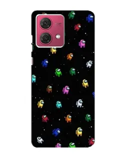 Чехол для Motorola MOTO G84 с картинкой «Экипаж Among Us»