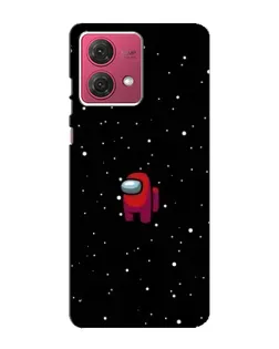 Чехол для Motorola MOTO G84 с картинкой «Красный Among Us»