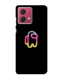 Чехол для Motorola MOTO G84 с картинкой «Among Us градиент»