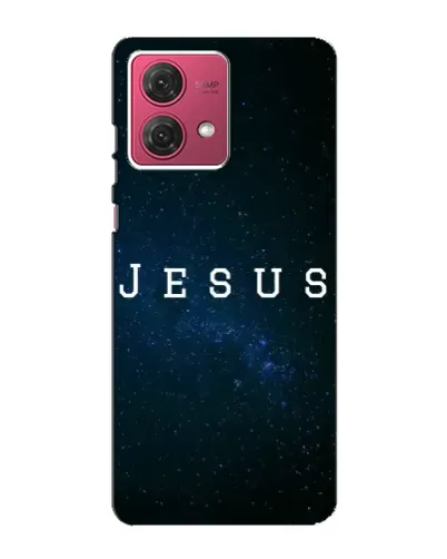 Чехол для Motorola MOTO G84 с картинкой «Звездное небо Jesus» Чехол для Motorola MOTO G84 с картинкой «Звездное небо Jesus»