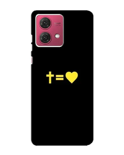 Чехол для Motorola MOTO G84 с картинкой «Сердце и Крест» Чехол для Motorola MOTO G84 с картинкой «Сердце и Крест»