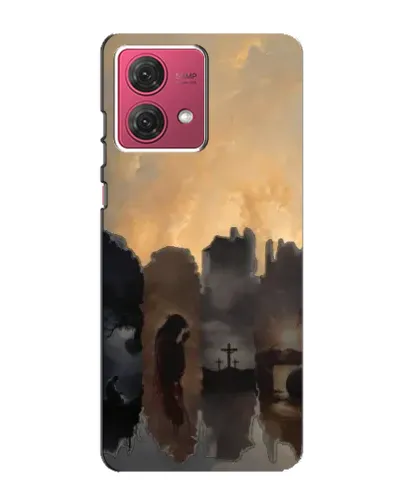 Чехол для Motorola MOTO G84 с картинкой «Дорога к вере» Чехол для Motorola MOTO G84 с картинкой «Дорога к вере»