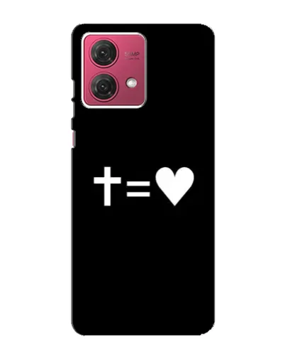 Чехол для Motorola MOTO G84 с картинкой «Крест и Сердце» Чехол для Motorola MOTO G84 с картинкой «Крест и Сердце»