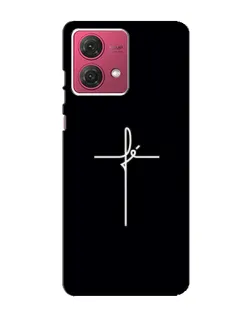 Чохол для Motorola MOTO G84 з картинкою «Тонкий хрест»