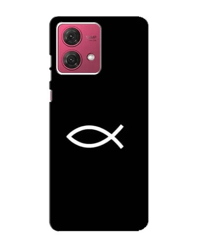 Чохол для Motorola MOTO G84 з картинкою «Символ риби Jesus» Чохол для Motorola MOTO G84 з картинкою «Символ риби Jesus»