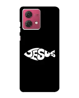 Чохол для Motorola MOTO G84 з картинкою «Риба  Jesus»