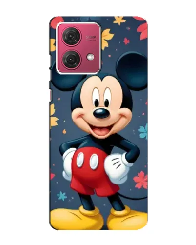 Чехол для Motorola MOTO G84 с картинкой «Осенний Mickey Mouse»