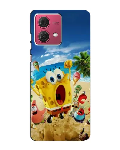Чехол для Motorola MOTO G84 с картинкой «Развлечения на пляже»