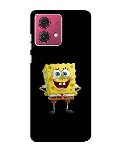 Чехол для Motorola MOTO G84 с картинкой «Классический Губка Боб»