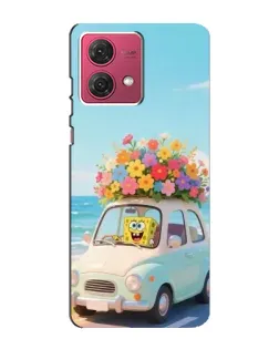 Чехол для Motorola MOTO G84 с картинкой «Автомобильное путешествие»