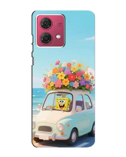 Чехол для Motorola MOTO G84 с картинкой «Автомобильное путешествие»