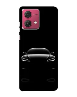 Чехол для Motorola MOTO G84 с картинкой «Силуэт Tesla Night»