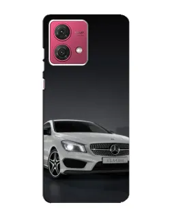 Чехол для Motorola MOTO G84 с картинкой «Mercedes AMG GT Silver»