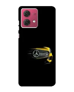 Чехол для Motorola MOTO G84 с картинкой «Mercedes — ретро стиль»