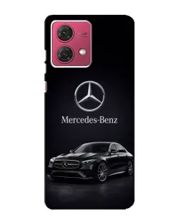 Чехол для Motorola MOTO G84 с картинкой «Mercedes — решетка радиатора»