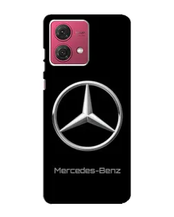 Чехол для Motorola MOTO G84 с картинкой «Mercedes Silver Logo»