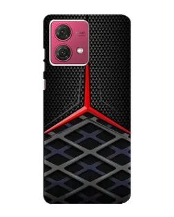 Чехол для Motorola MOTO G84 с картинкой «Mercedes Carbon Grid»