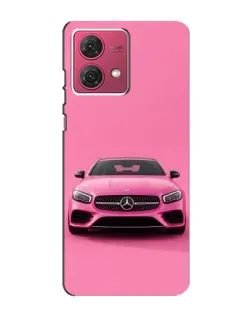 Чохол для Motorola MOTO G84 з картинкою «Рожевий Mercedes AMG»