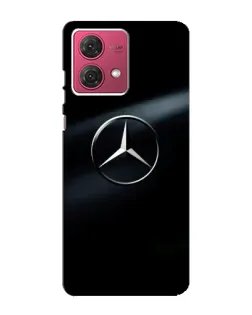 Чохол для Motorola MOTO G84 з картинкою «Mercedes на металі»