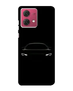 Чехол для Motorola MOTO G84 с картинкой «Взгляд Audi в темноте»