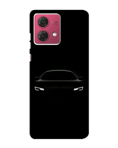 Чехол для Motorola MOTO G84 с картинкой «Взгляд Audi в темноте»