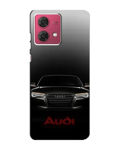 Чехол для Motorola MOTO G84 с картинкой «Audi — градиентный контур»